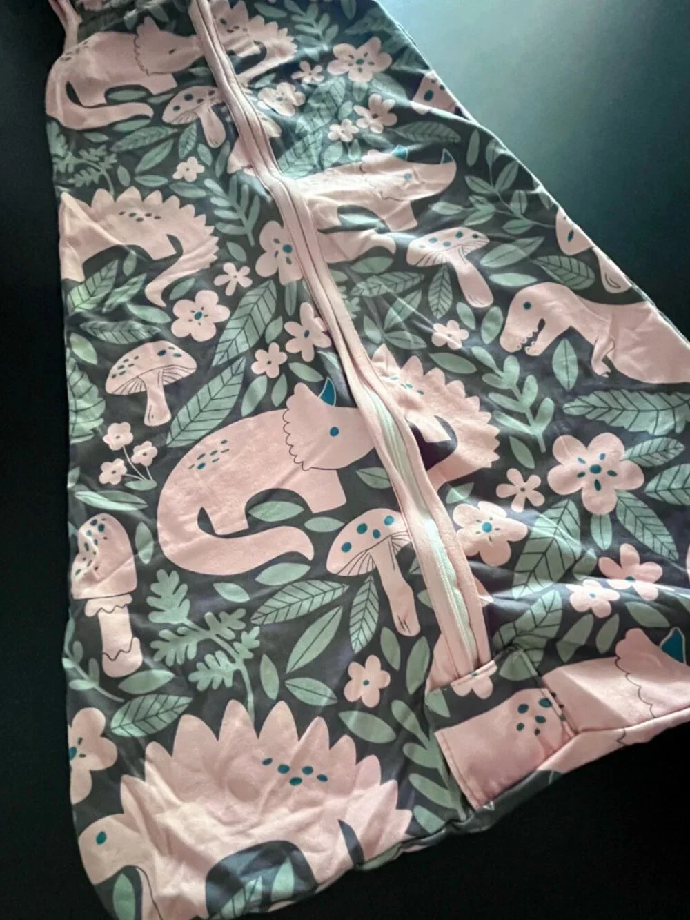 Set of 2, Dinosaur Baby Sleep Sacks, Wearable Blanket, 0-6 Months, 0.5 TOG